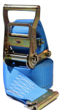 2 X 20 Ft. Logistic Ratchet Strap W/e Fitting - Blue - Straps